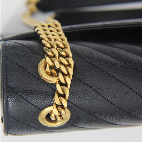 YSL CLASSIC LARGE MONOGRAM ENVELOPE BAG - Picture 9 of 15